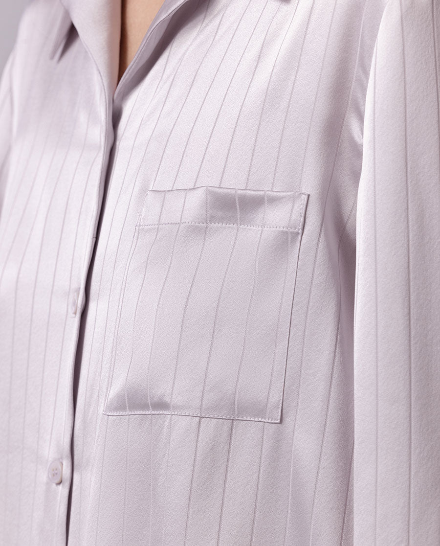 Aimer 25SS Luxury Mulberry Silk Lounge Set