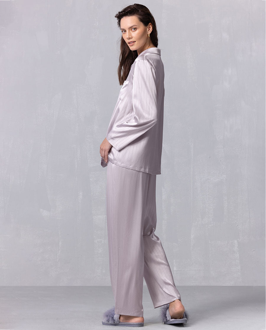 Aimer 25SS Luxury Mulberry Silk Lounge Set