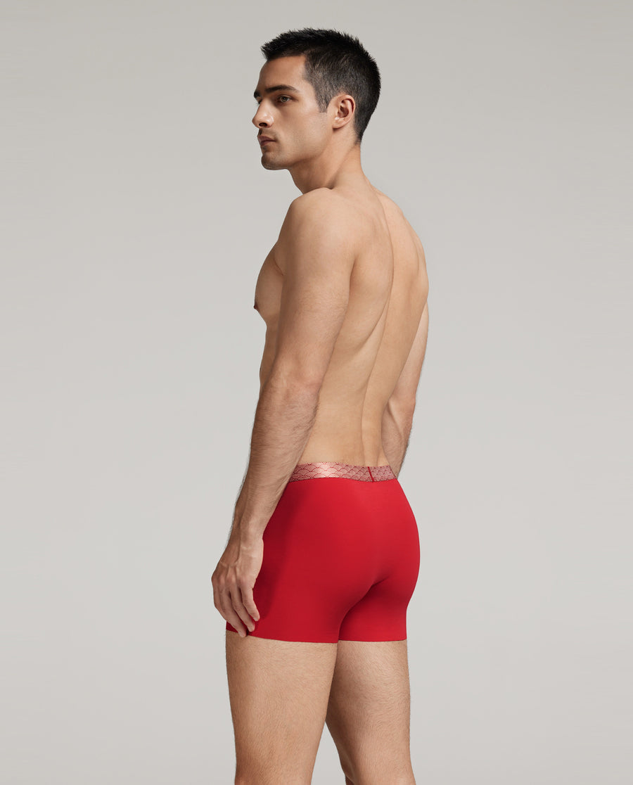 Aimer Men 'Kaiyun' Red Year of the Snake  Trunk