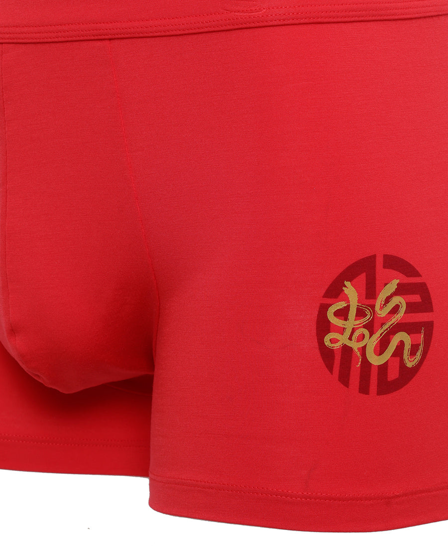 Aimer Men Year of the Snake Red Trunk