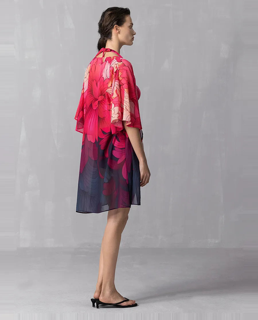 Aimer Vintage Floral Beach Cover-Up