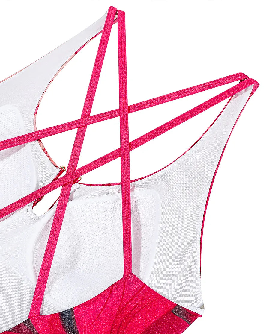 Aimer Vintage Floral One-piece Swimwear