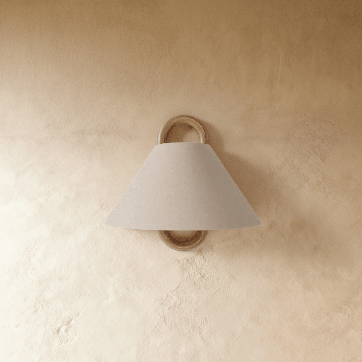 Scandinavian Beech Wood Wall Light With Fabric Shade