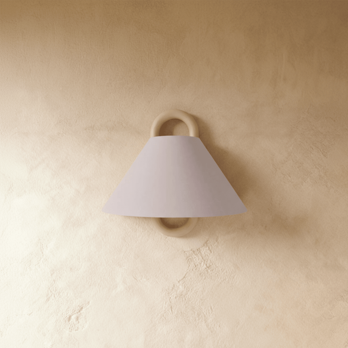 Scandinavian Beech Wood Wall Light With Fabric Shade