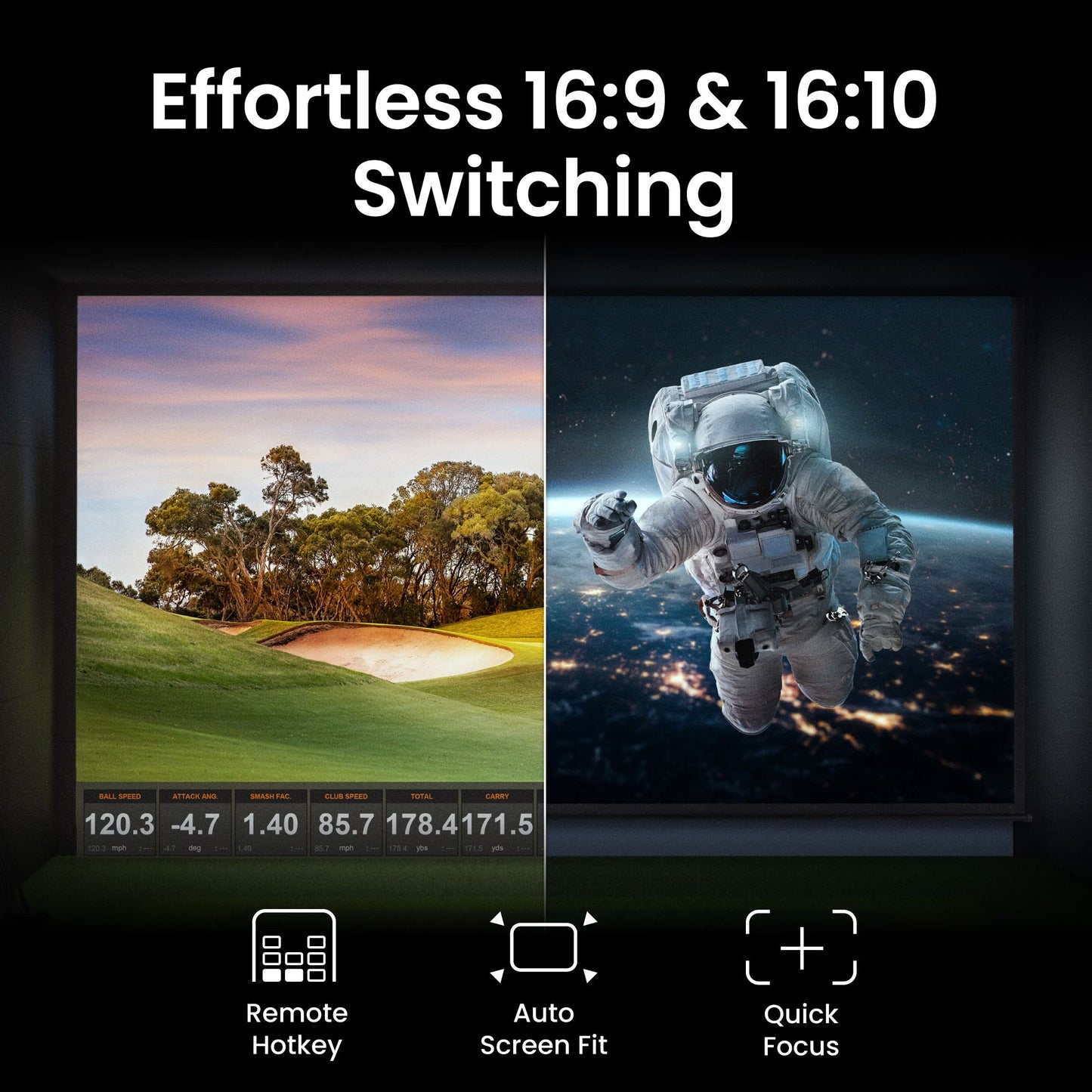 BenQ AK700ST Golf Simulator Projector