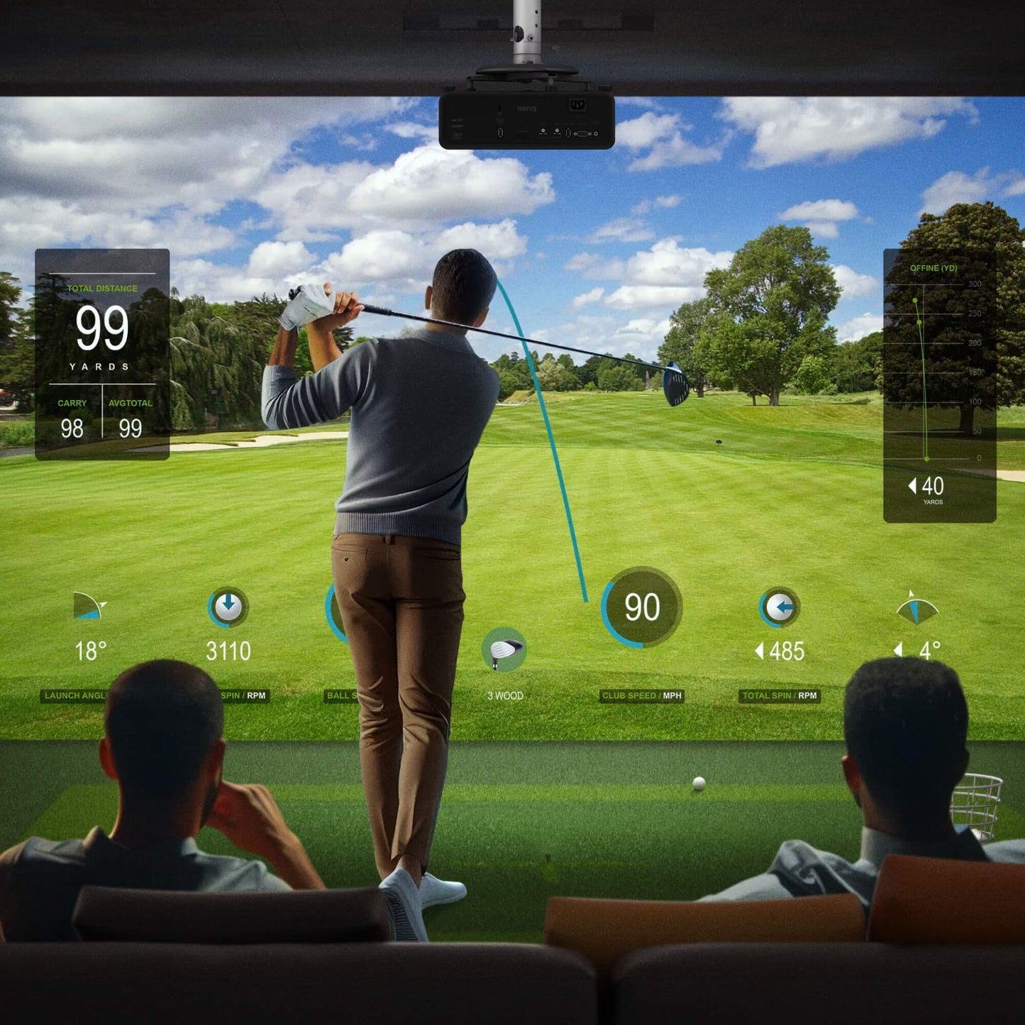 BenQ AK700ST Golf Simulator Projector
