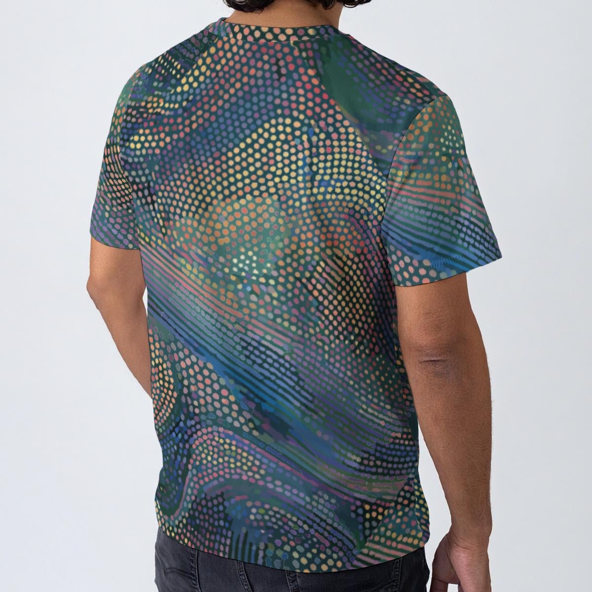 All-Over Print Men's O-Neck T-Shirt | 190GSM Cotton