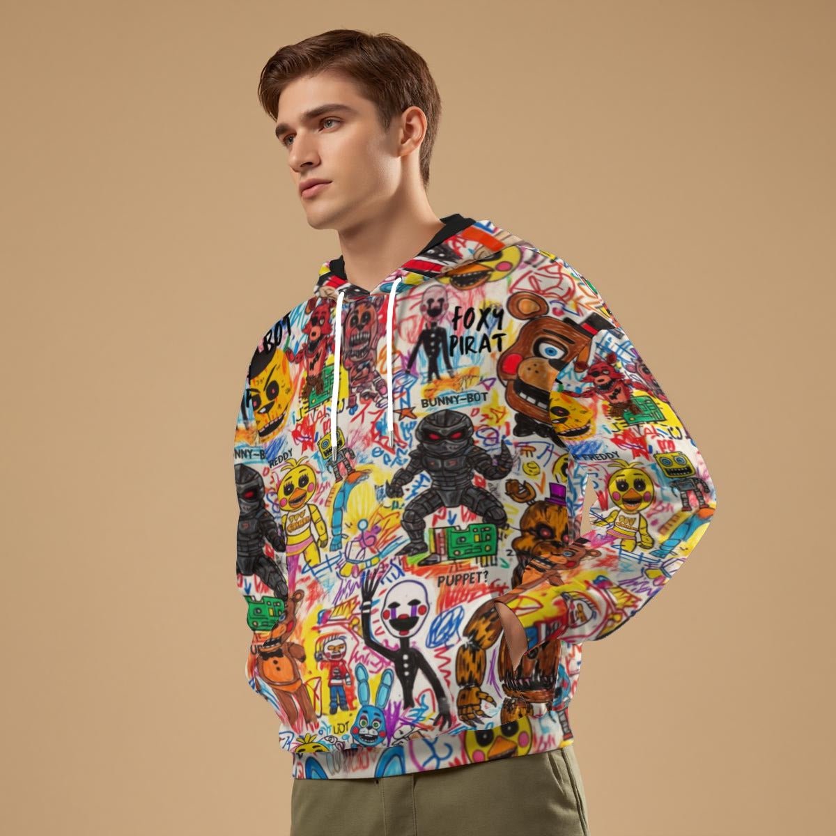 All-Over Print Unisex Pullover Hoodie | 310GSM Cotton