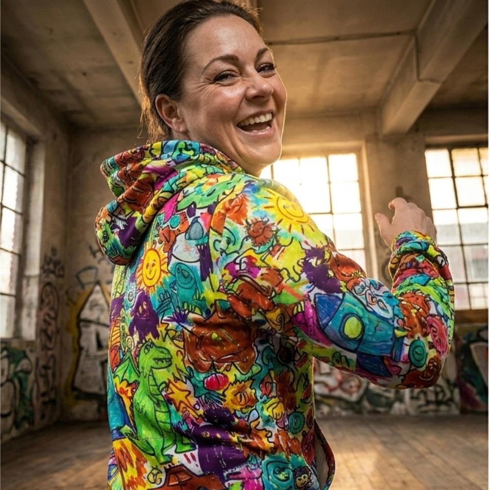Reptard Enraged | AOP Unisex Pullover Hoodie | Premium Comfort 100% Cotton