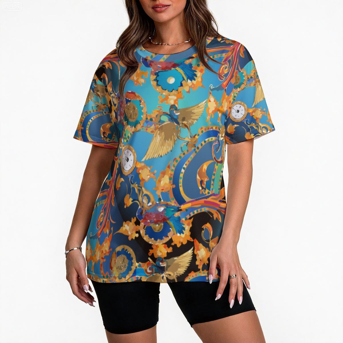 All-Over Print Women's Loose Fit T-Shirt