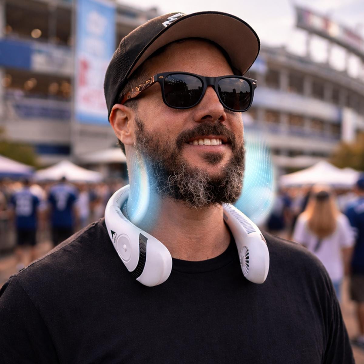 AlphaCool Arizona Cardinals Wearable Personal Bladeless Neck Fan