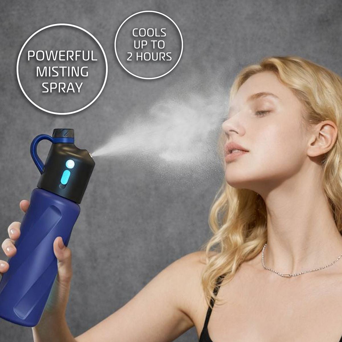 AlphaCool CoolBurst Misting Water Bottle - 20oz