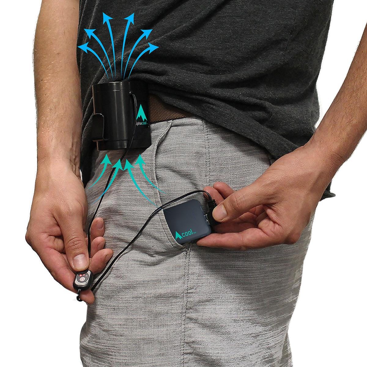AlphaCool Portable Clip On Belt Fan