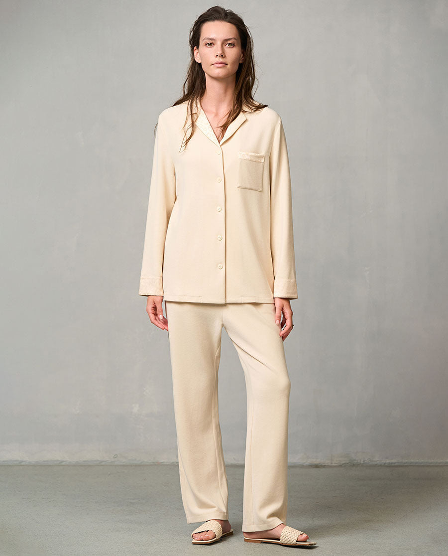 Aimer Long-sleeved Pajama Set