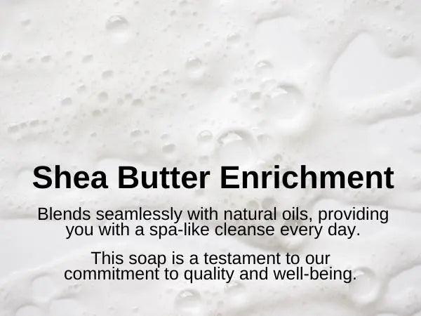 Ammuri Shea Butter Luxury Bar Soap - Soften Soothe Pamper Skin Daily 250g