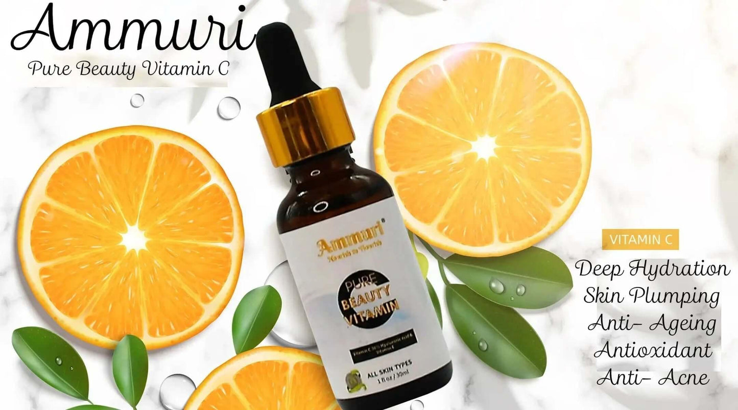 Ammuri Vitamin C Brightening Serum – Anti-Aging Dark Spot Treatment 30ml