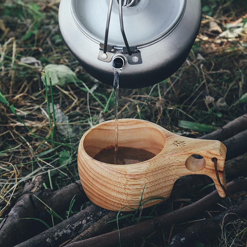 Ancest Bushcraft Wooden Coffee Cup