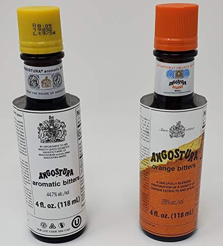 Angostura Aromatic Bitters and Orange Bitters 4 Fl. oz. Set.
