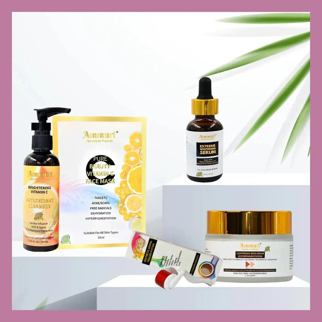 Ammuri Anti-Aging Skincare Package 30+ - Complete Youthful Skin Routine Set