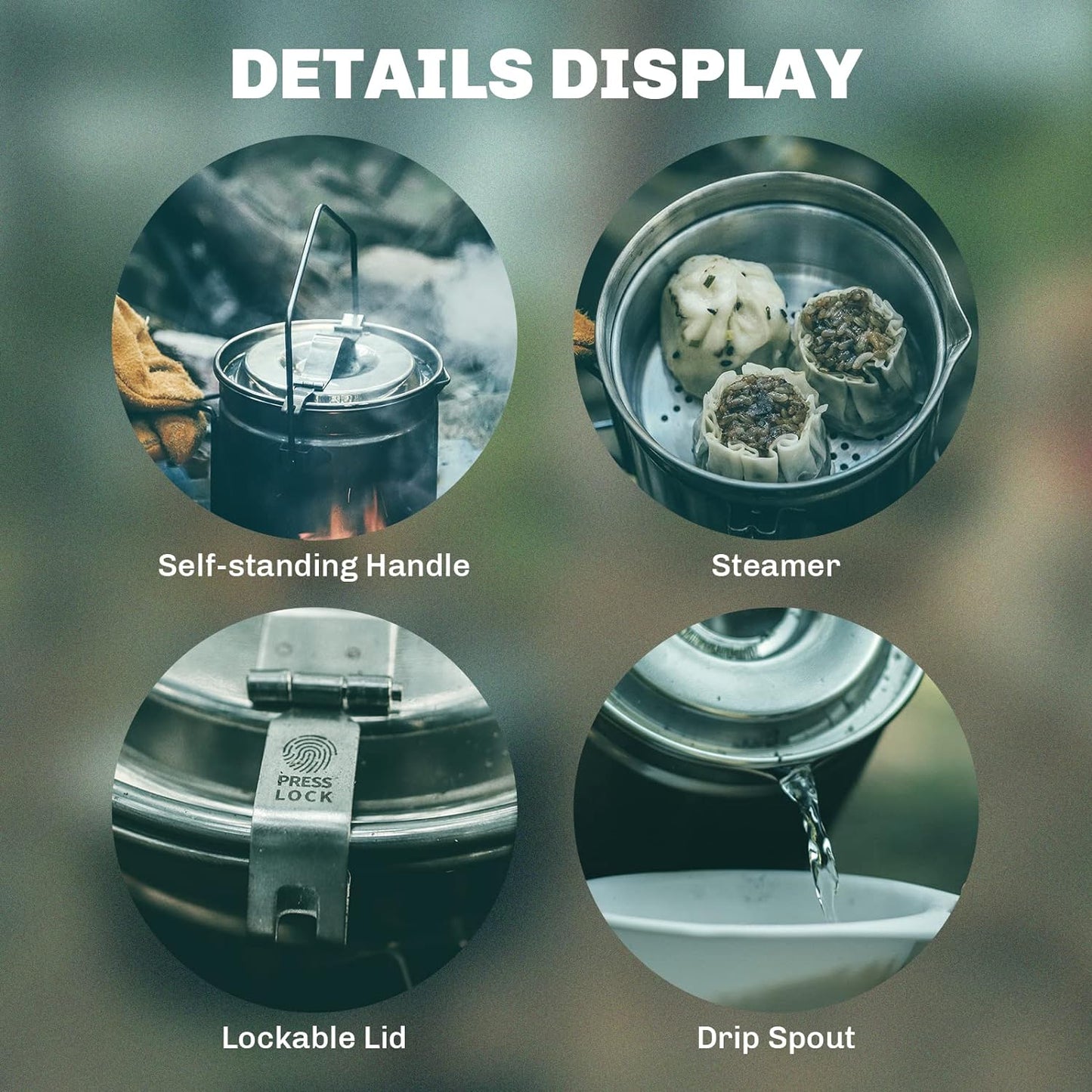 Antarcti Stainless Steel Billy Pot