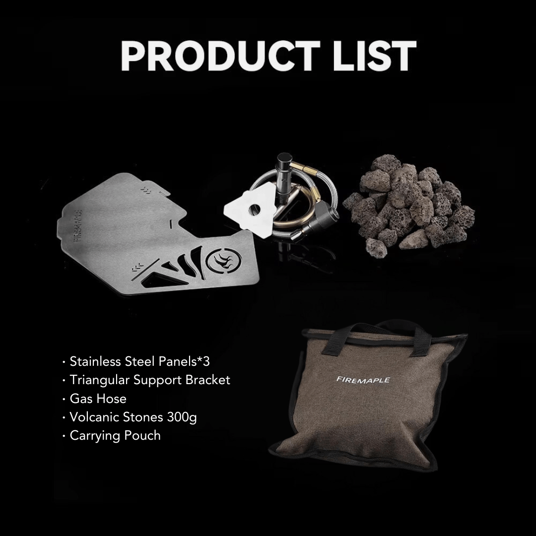 Antarcti Gas Fire Pit