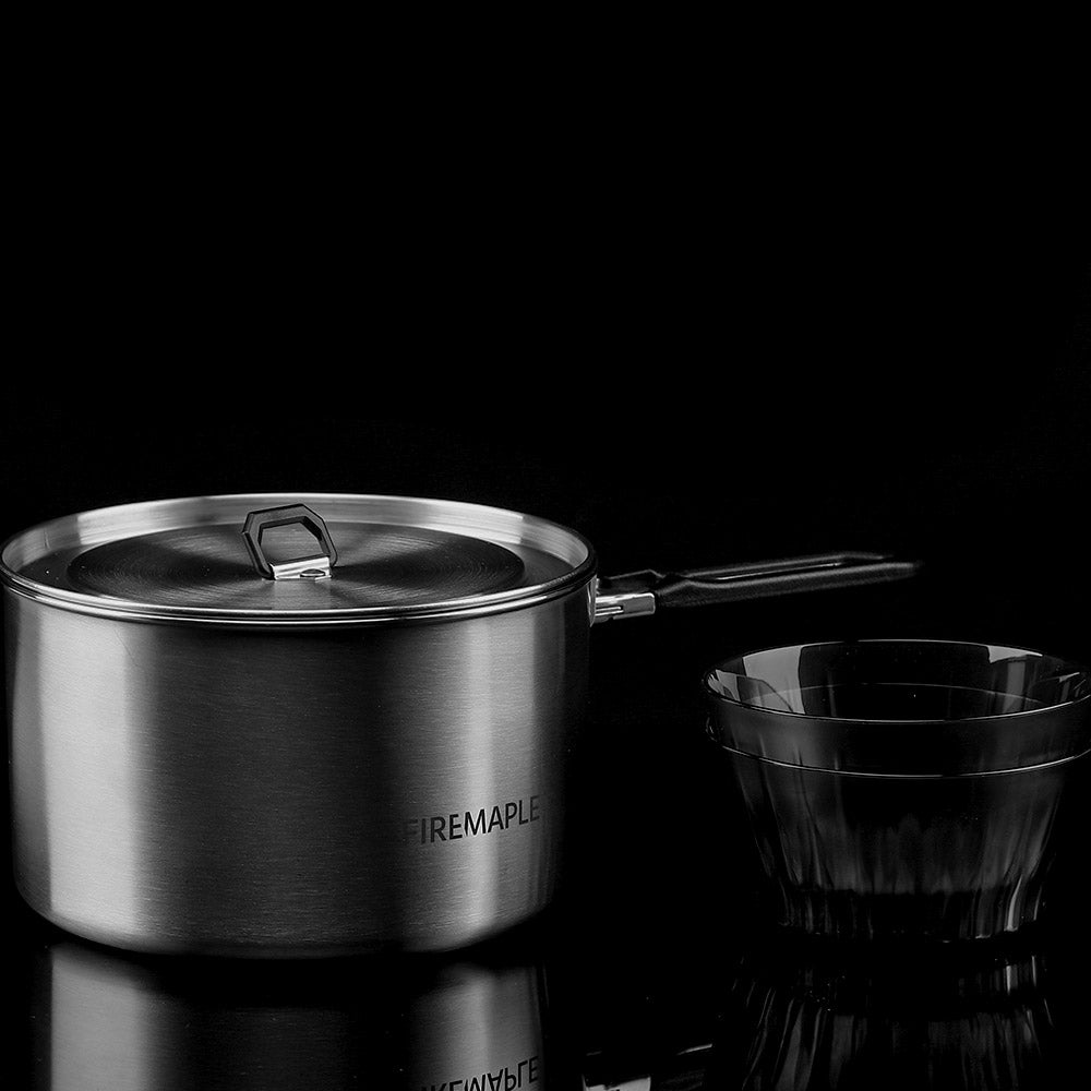 Antarcti Pot 1.5L/0.8L Stainless Steel Cookware