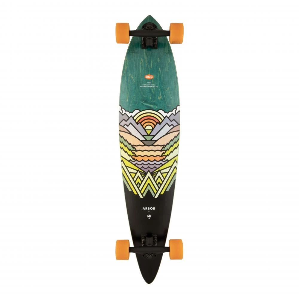 Arbor Fish Artist 37 Performance Complete Longboard - 8.5"