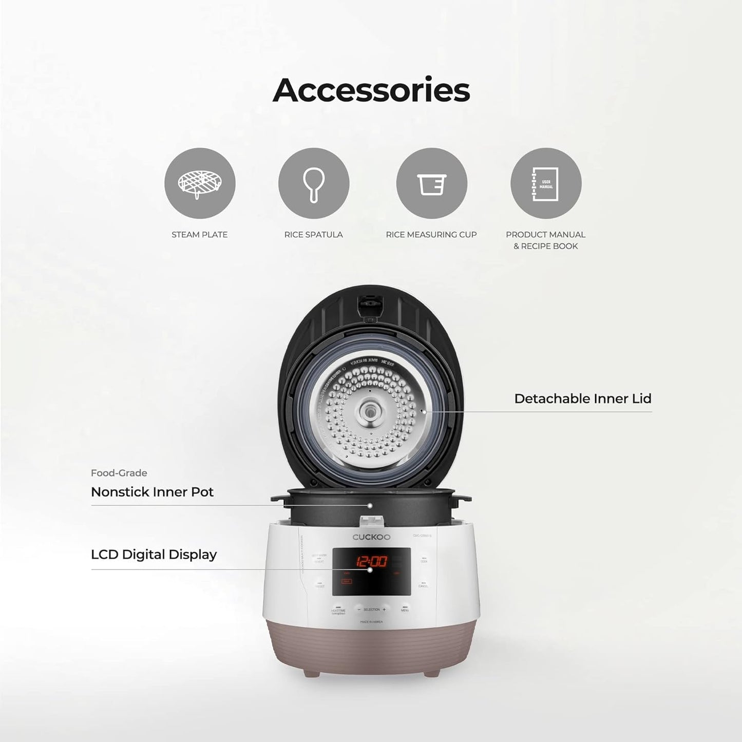 Refurbished C grade 5-Quart Premium Multi-Pressure Cooker (CMC-QSB501S)