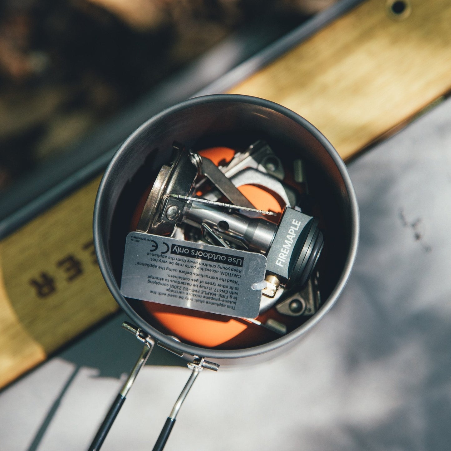 ASH Titanium Gas Canister Stand