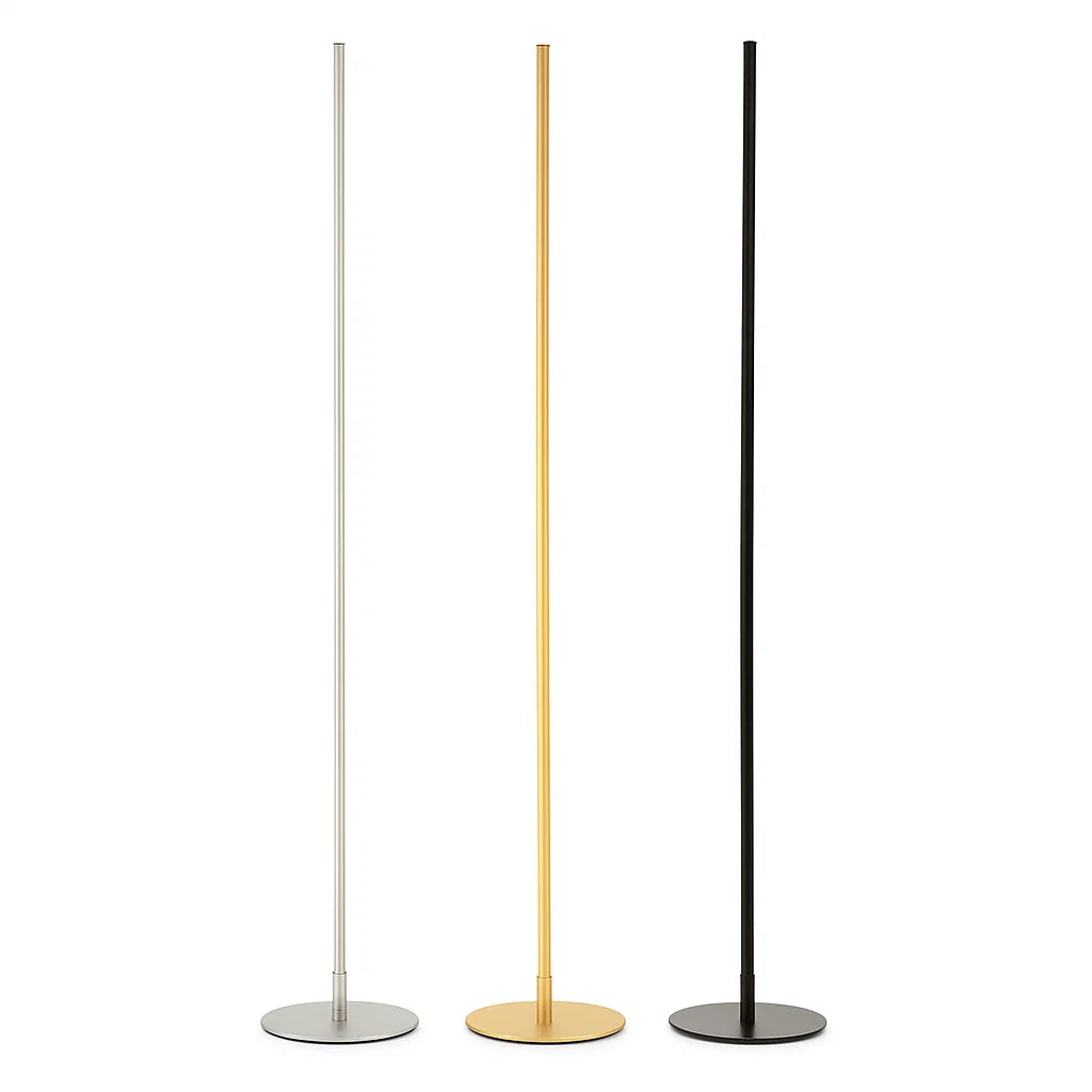Dimmable RGB LED Corner Floor Lamp With Remote Control