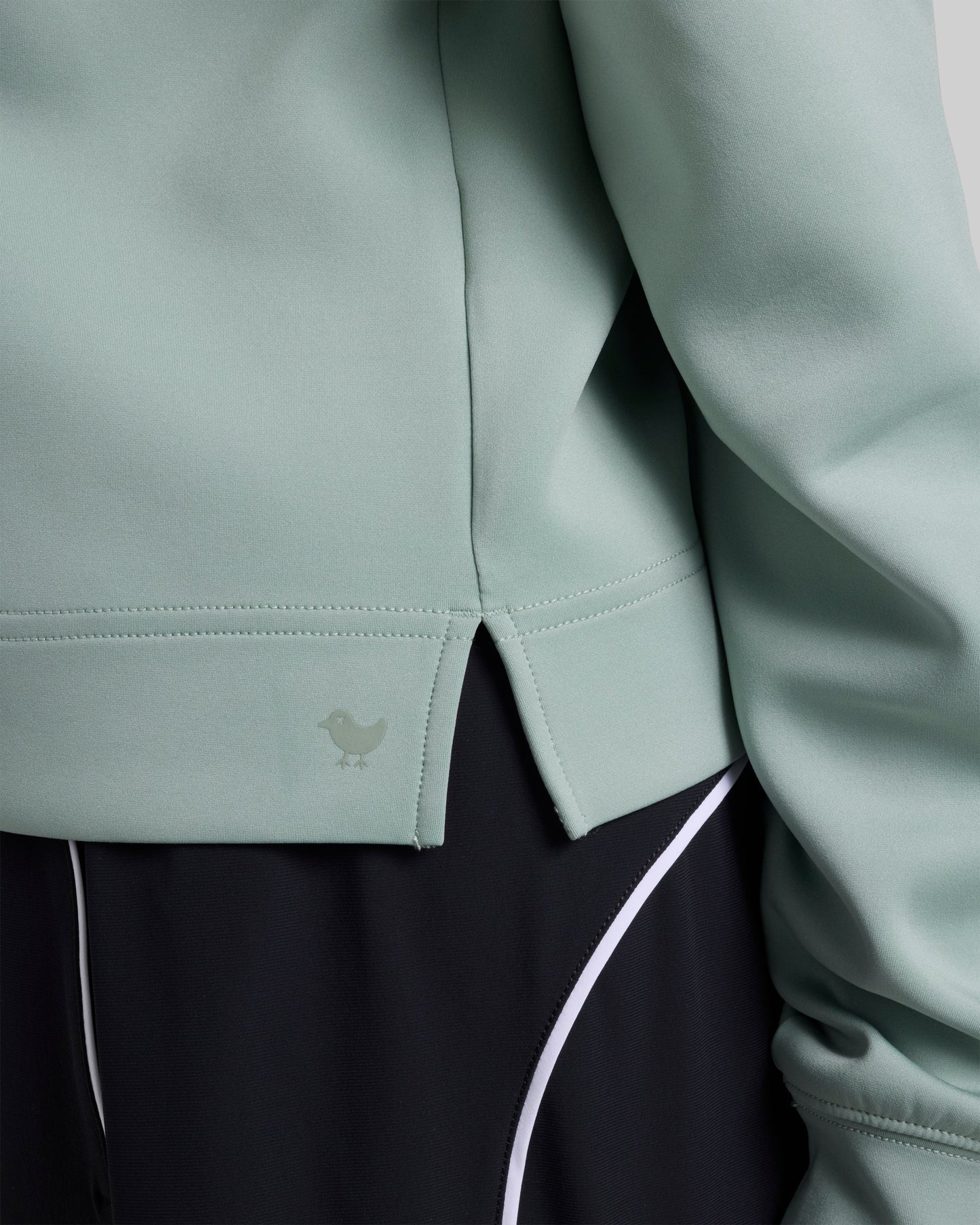 At Ease Quarterzip - Washed sage