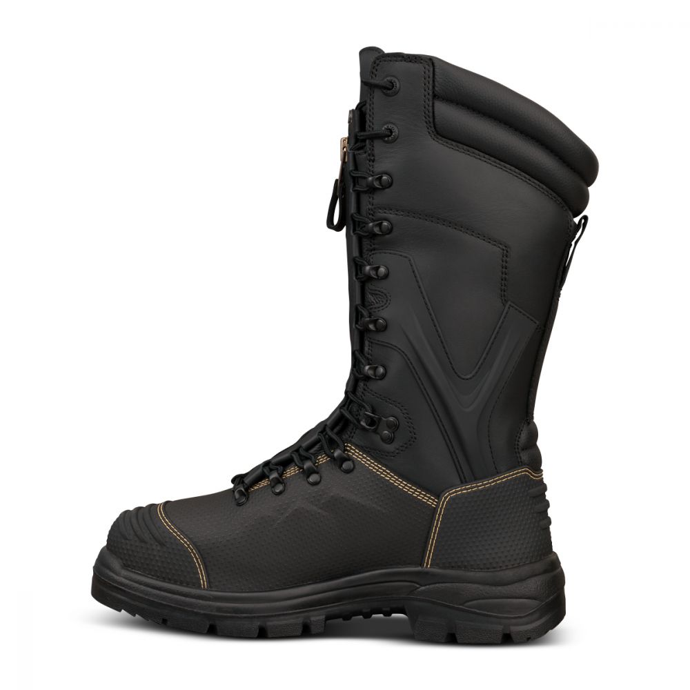 Oliver 14" Mining Laceup Black Boot