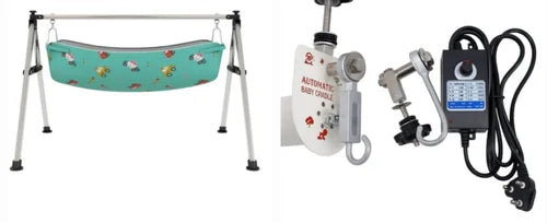 Automatic Electric Baby Cradle with Motor – Complete Set
