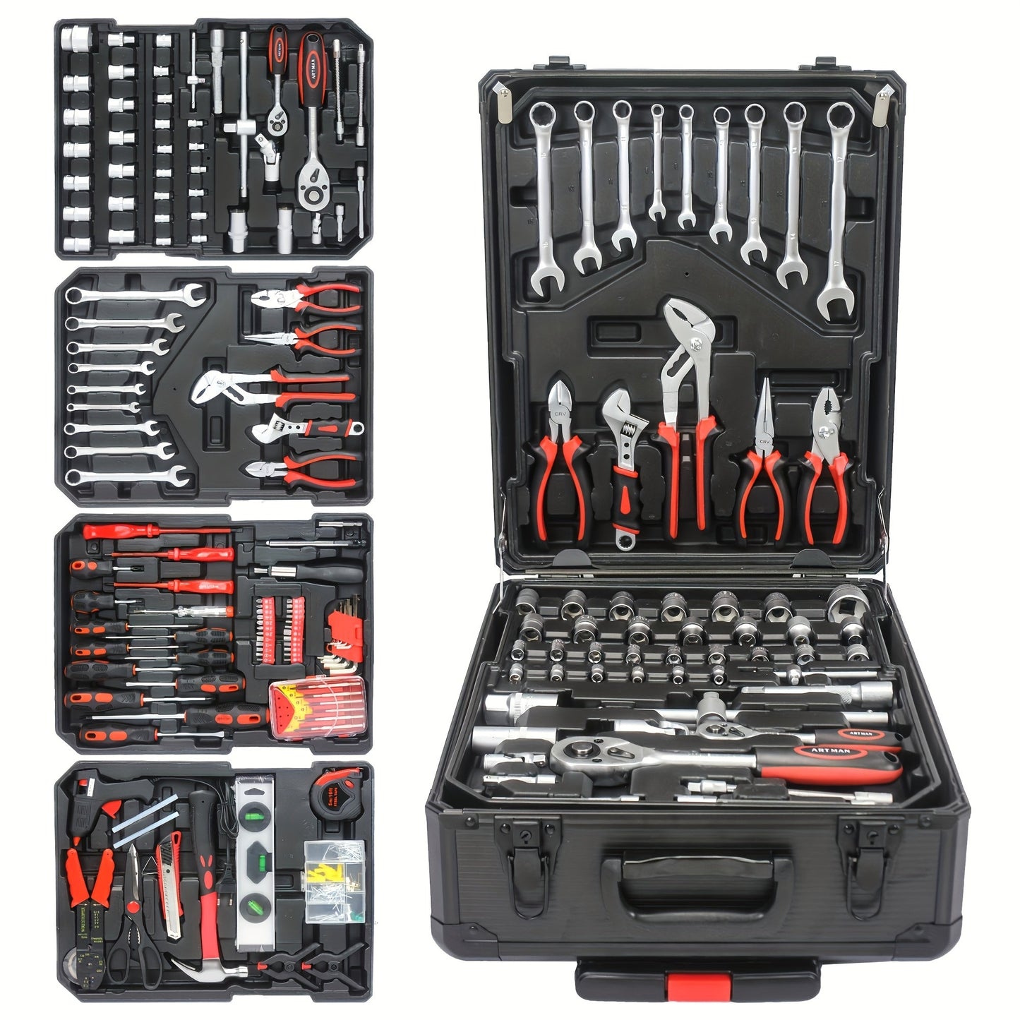Heavy-Duty 499 Piece Aluminum Tool Set- HMT15TS