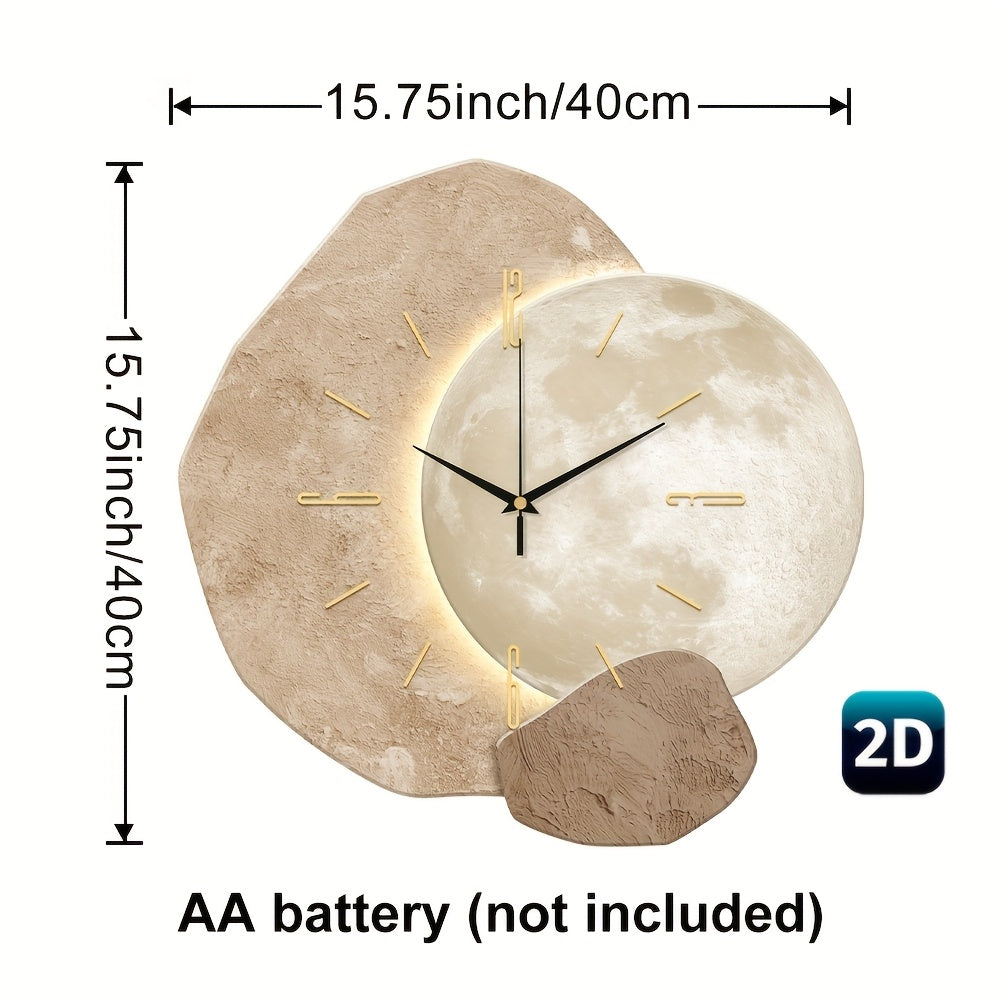 Minimalist Moon Phase Wall Clock- HMT17WC