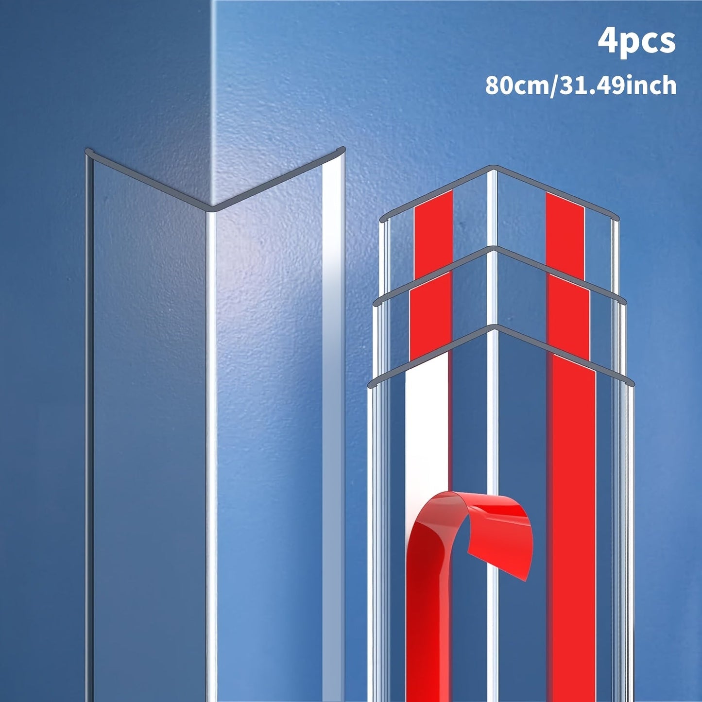 Clear Corner Guards  4 Sizes Easy Install-S08E