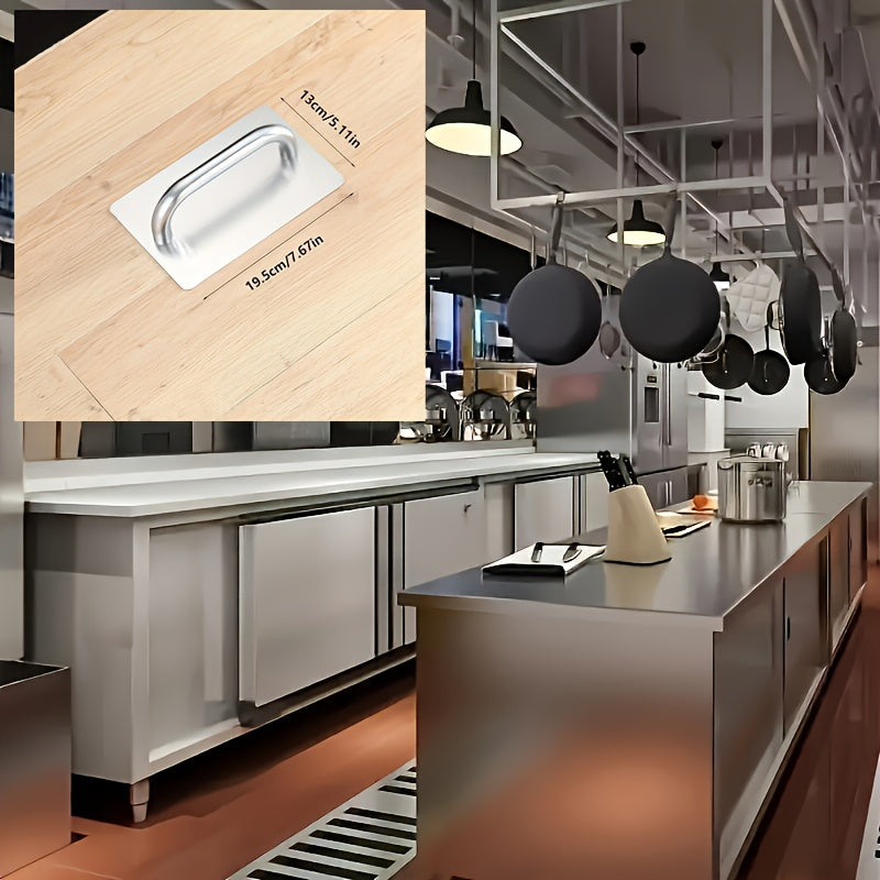 Stainless Steel Dough Compactor with Handle, Baking Tool TJR8L3D