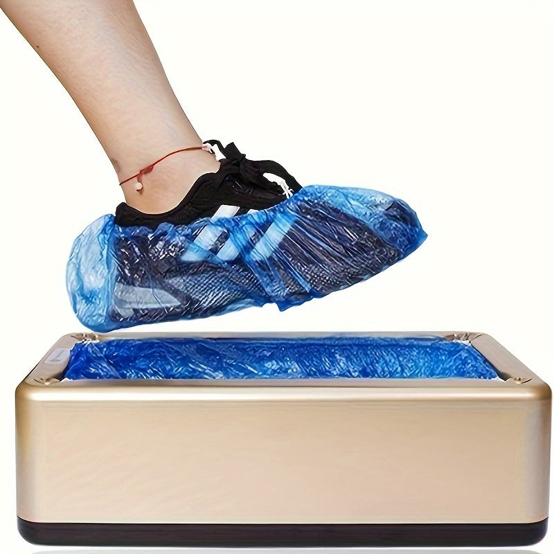 Automatic Shoe Cover Dispenser, Durable Plastic TJR7P4D