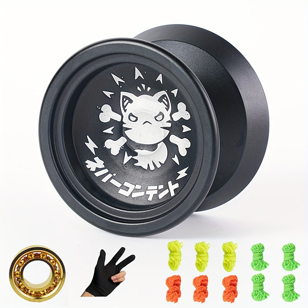 Pro Aluminum Alloy Yo-Yo, Ball Bearing & Rope TJR6L7P