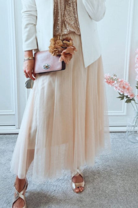 Madalyn Pleated Tulle Skirt