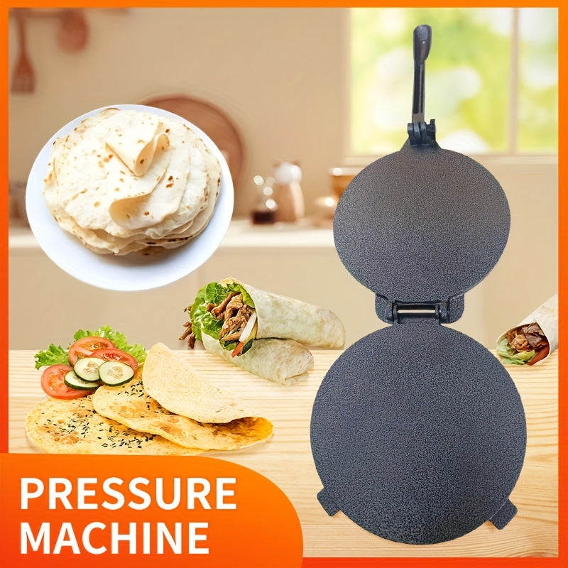 Aluminum Tortilla Press, Round Non-Stick Design TJR2P9X