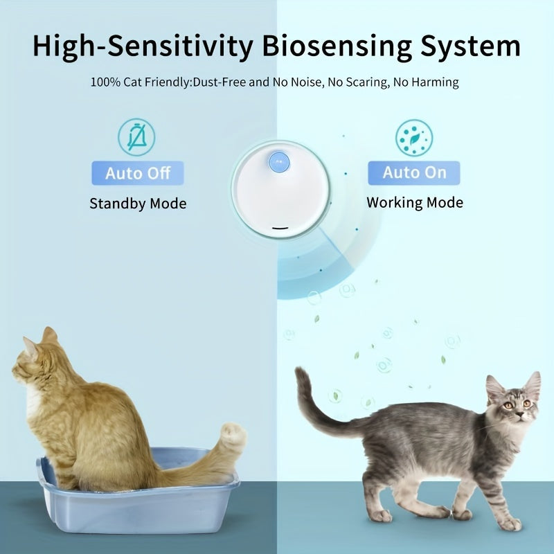 Smart Cat Odor Purifier with 24-Hour Monitoring - TJR8B5X