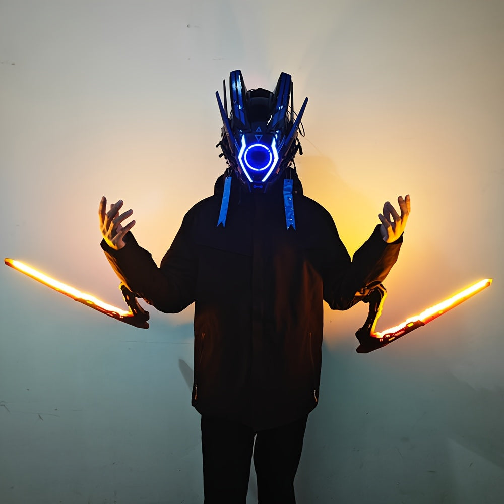 Cyberpunk LED Mantis Knife Set for Halloween & Costume Gifts TJR9Z1K