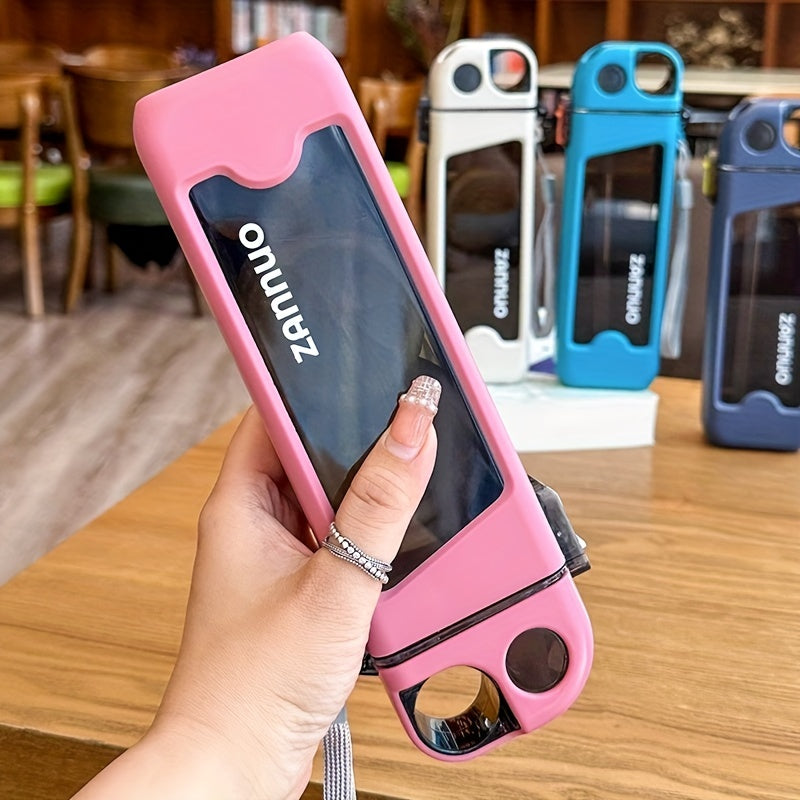 Plastic Leakproof Square Water Bottle 350ml-MFH3