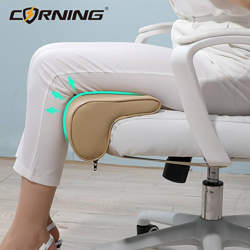 Ergonomic Car Seat Extender  Leather Leg Support Cushion-WX0J