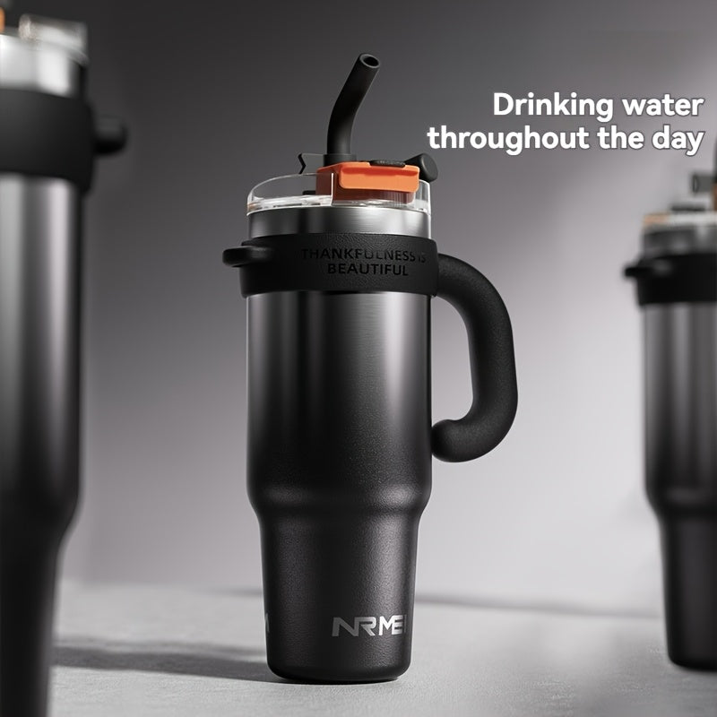 NRMEI Stainless Steel Large Capacity Ice Bullock Cup Thermos TJR8X4C