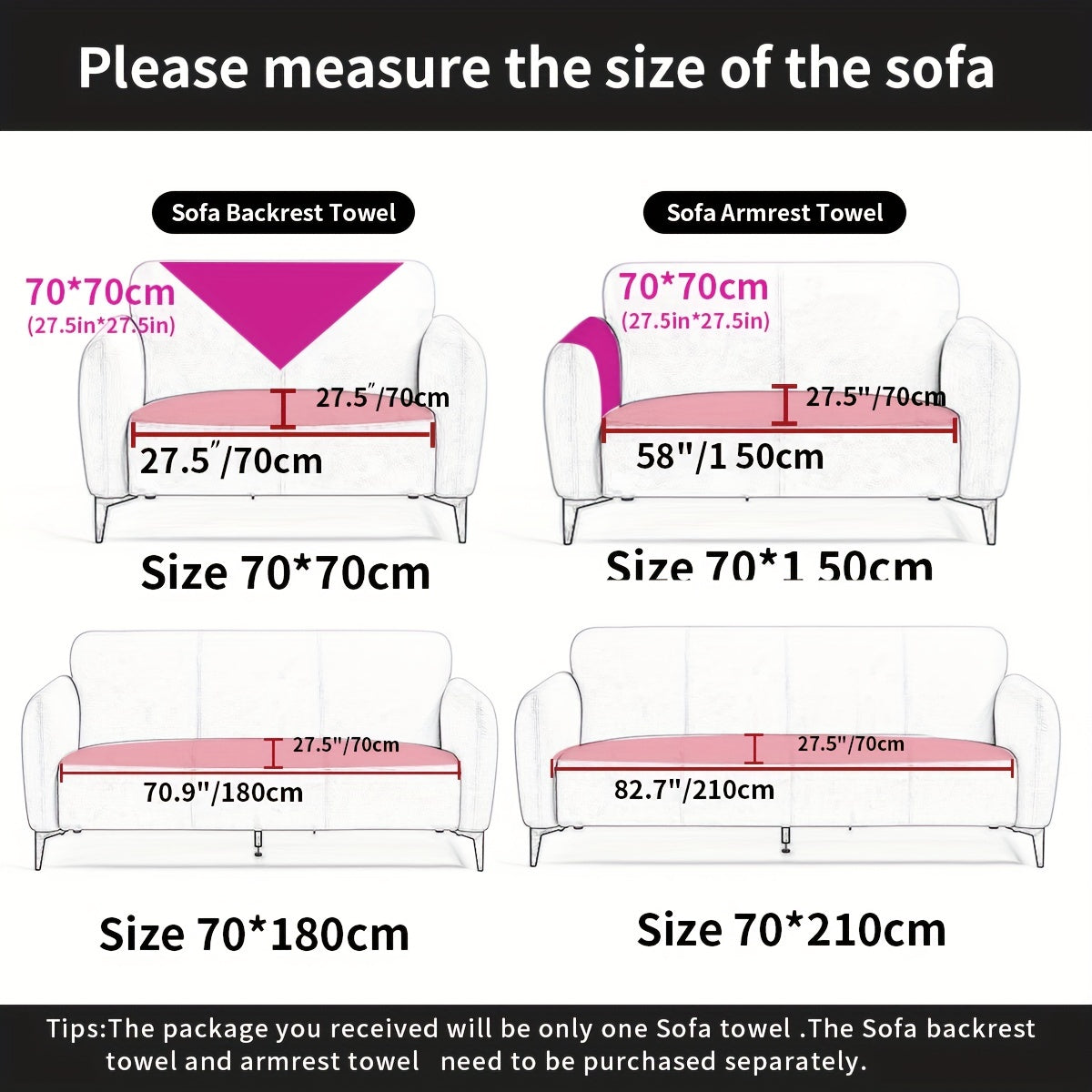 Chenille Sofa Slipcover  Universal Furniture Protector-GOGU