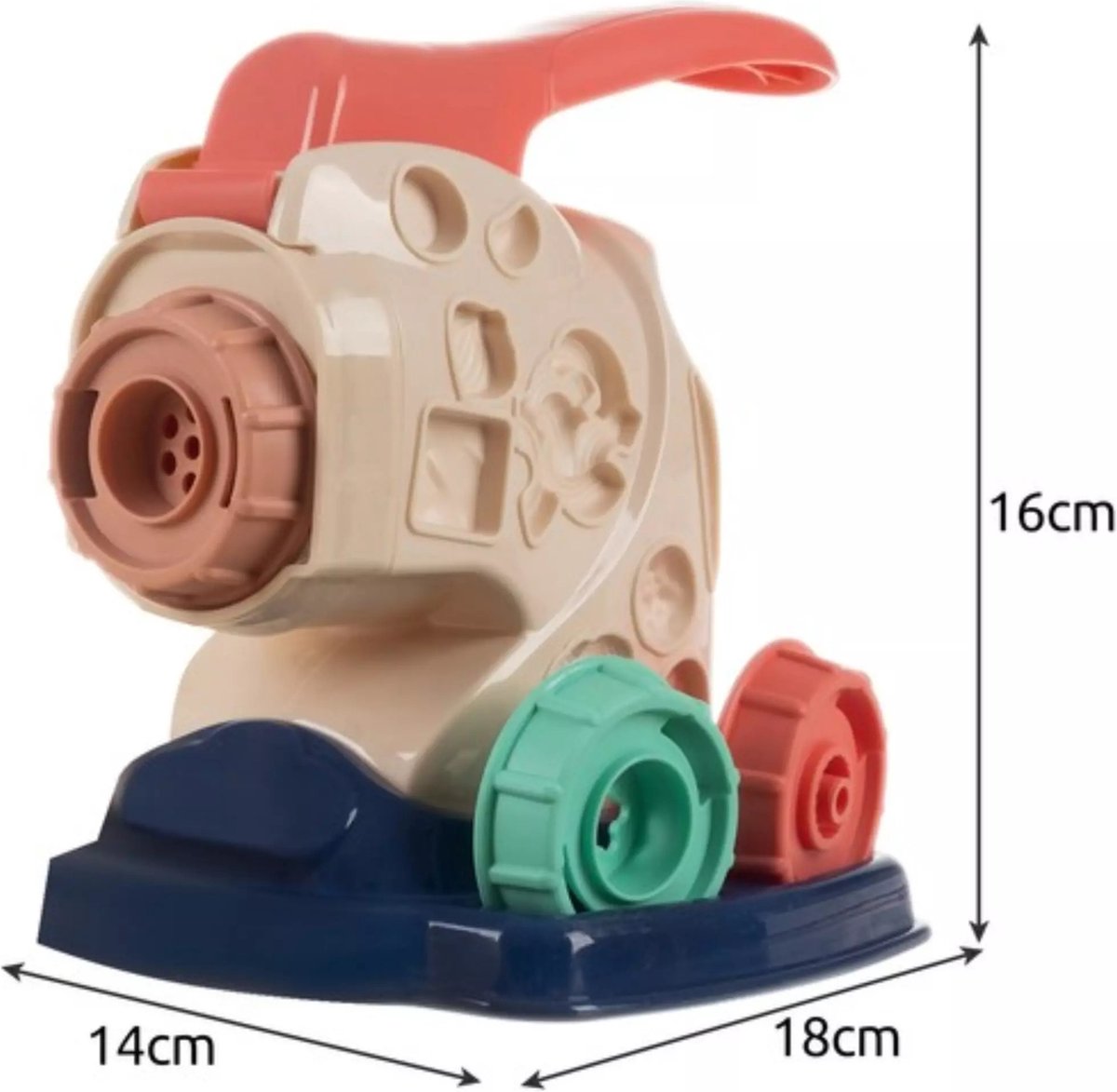 Kruzzel Grote Pasta Extruder Boetseerklei Set - Stimuleer Creativiteit bij Kinderen