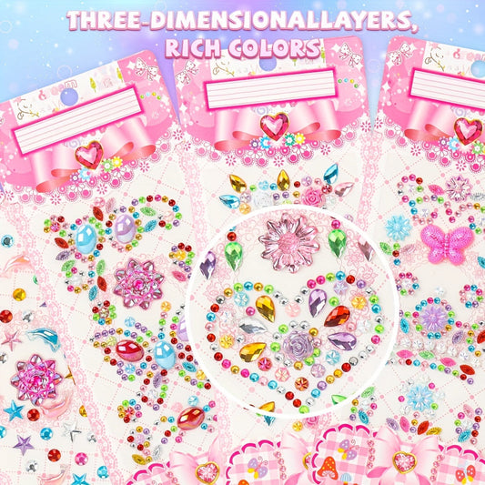 DIY Sticker Princess Sports Car  Fits 2921 cm Dolls-1S6H