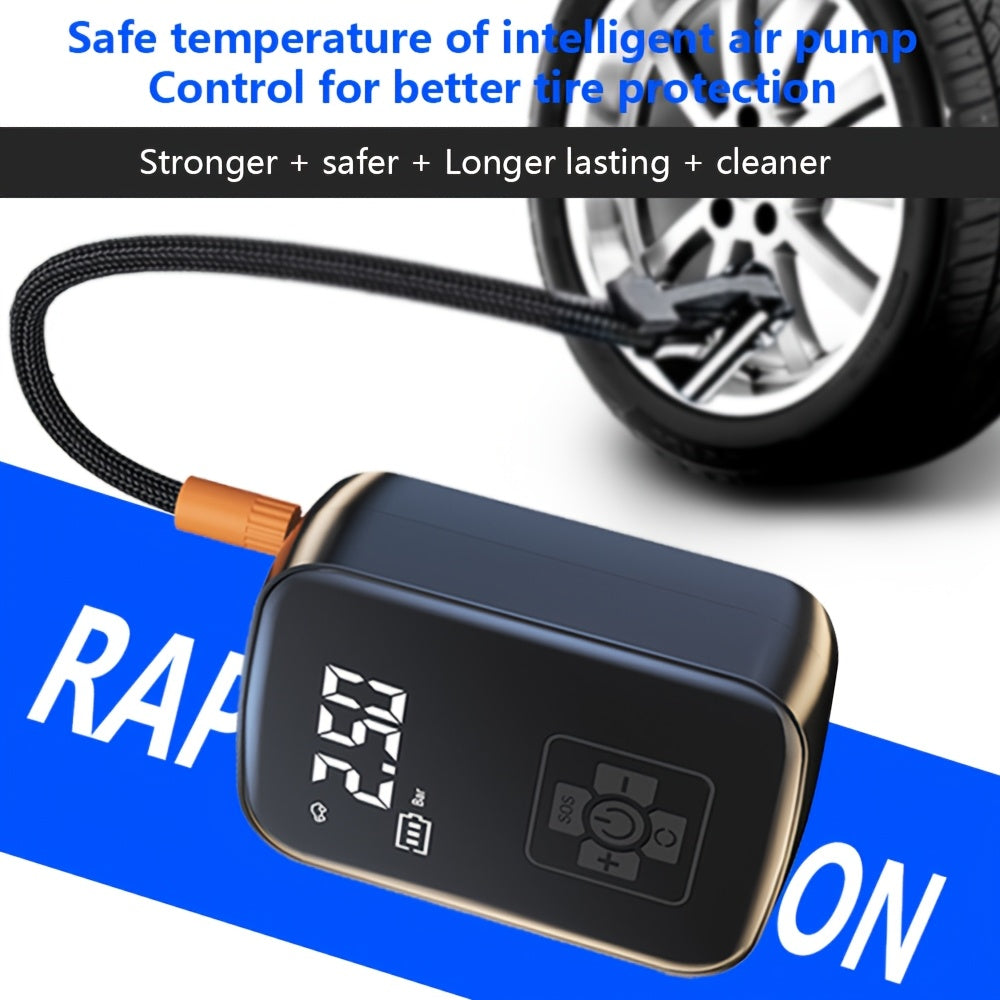 Portable Tire Inflator for Cars- HMT12M4